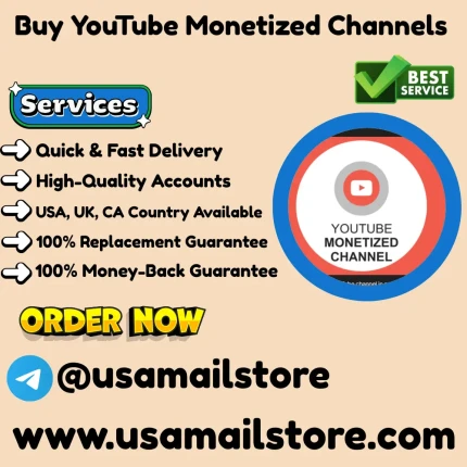 Buy YouTube Monetized Channels